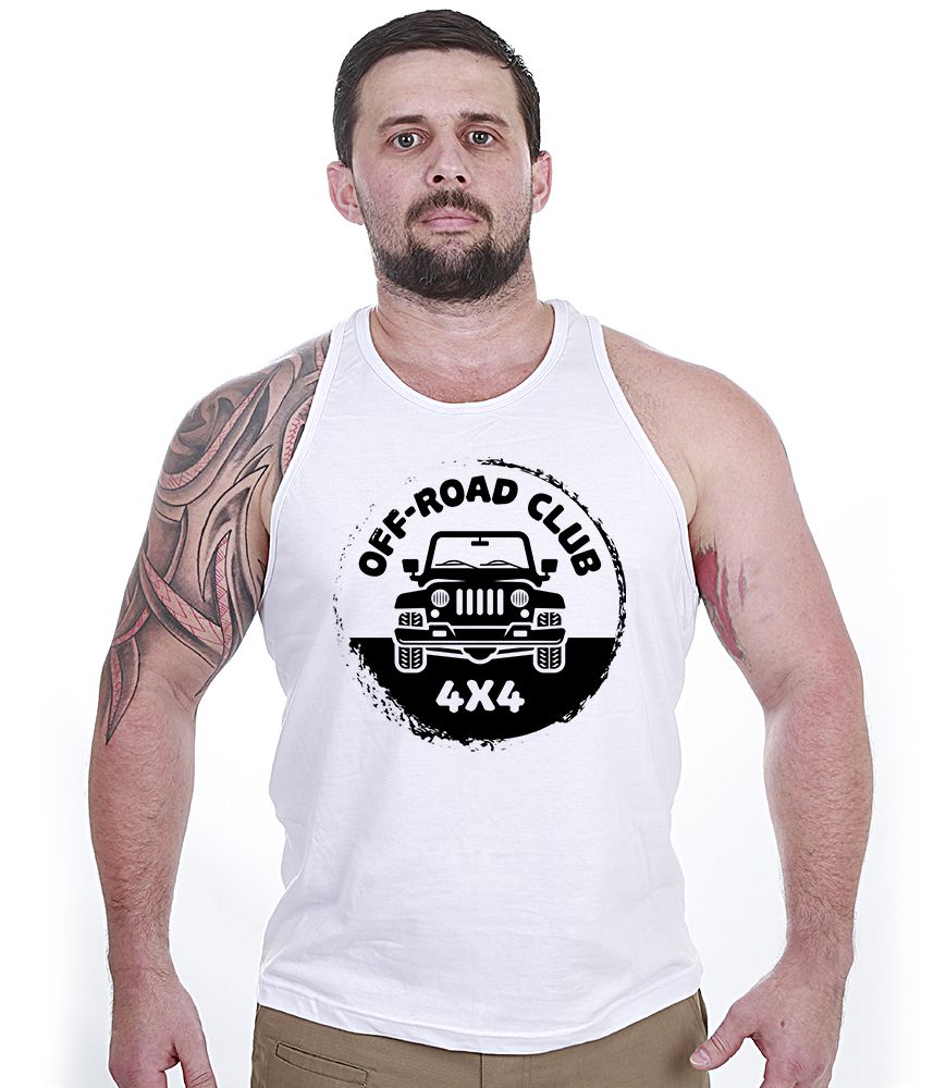 Camiseta Regata Off Road Club 4x4 Masculina Team Six Brasil