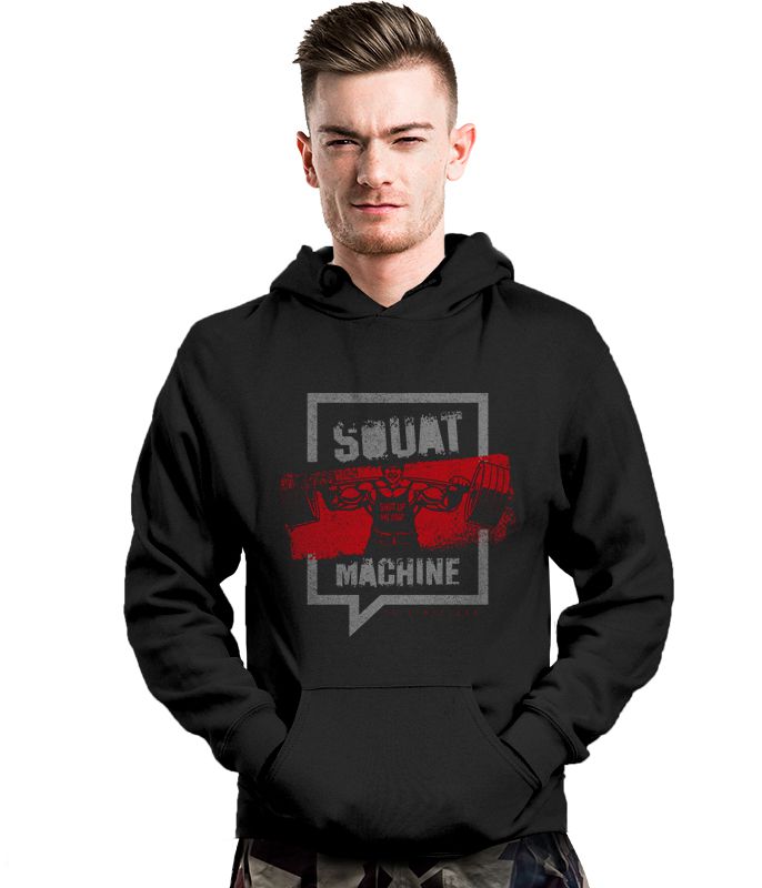 Casaco Com Capuz Squat Machine Team Six Brasil