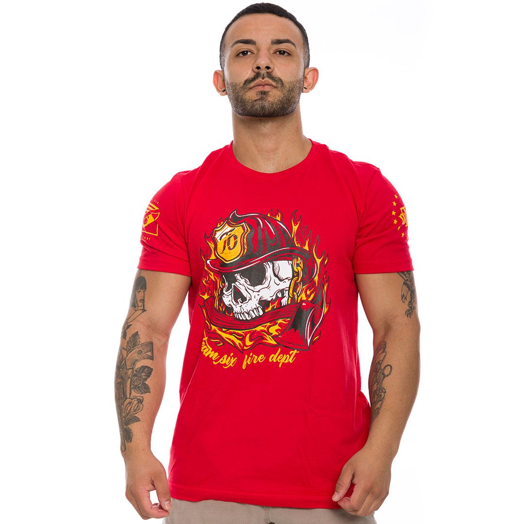 Camiseta Masculina Fire DEPT Team Six Brasil
