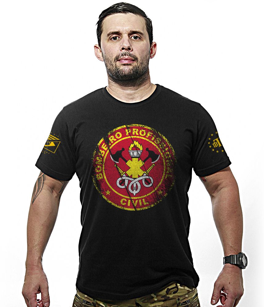 Kit 3 Camisetas Masculinas Bombeiro Firefighter Team Six Brasil