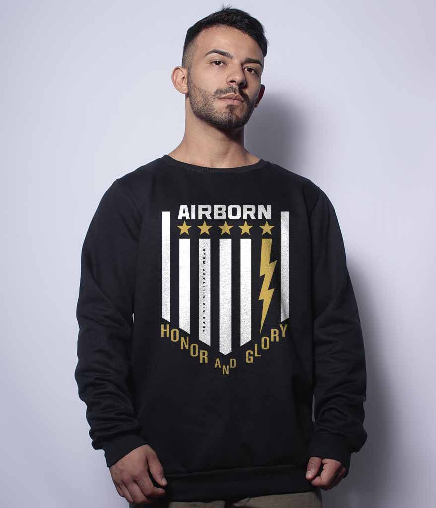 Casaco Básico de Moletom Airborn Team Six Brasil
