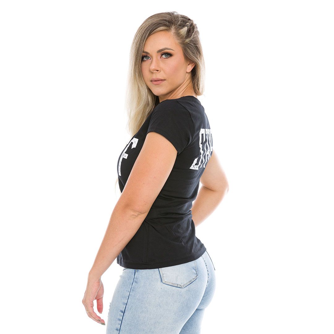 Camiseta Baby Look Feminina Staff Team Six Brasil