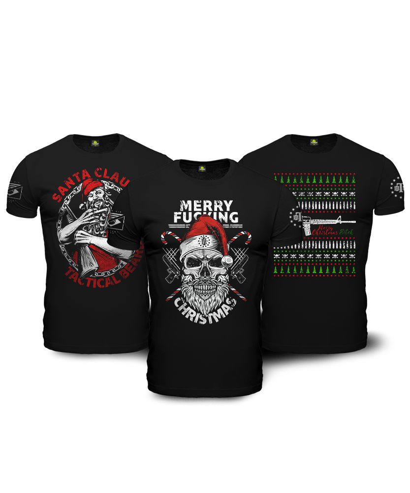 Combo Natal Encantado 03 Camisetas Militares Team Six Brasil