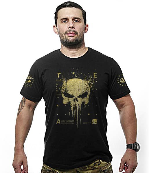 Kit 4 Camisetas Masculinas Militares Gold Line Justiceiro Team Six Brasil