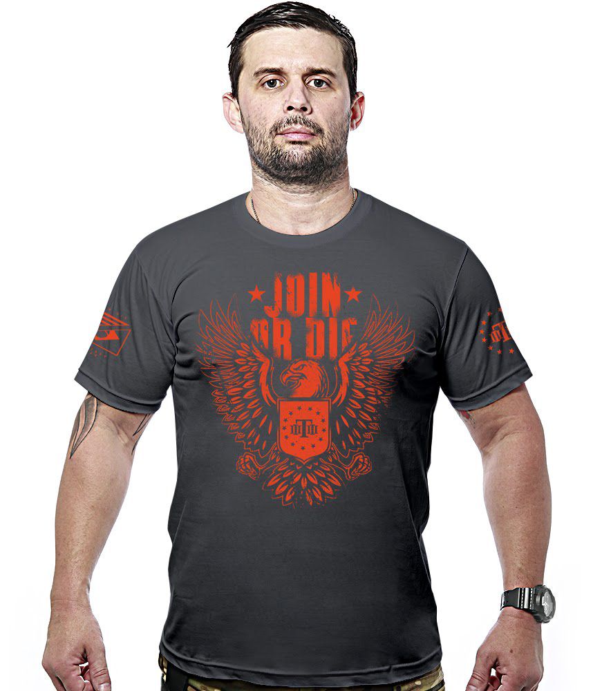 Camiseta Masculina Concept Line Join Or Die Team Six Brasil