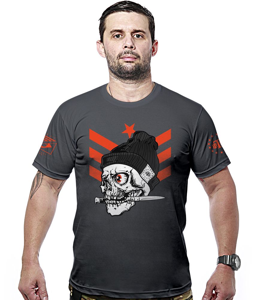 Camiseta Masculina Concept Line Knife Skull Squad Team Six Brasil