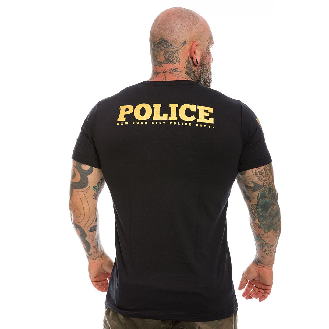 Camiseta Masculina New York City Police Department NYPD Gold Line Team Six Brasil