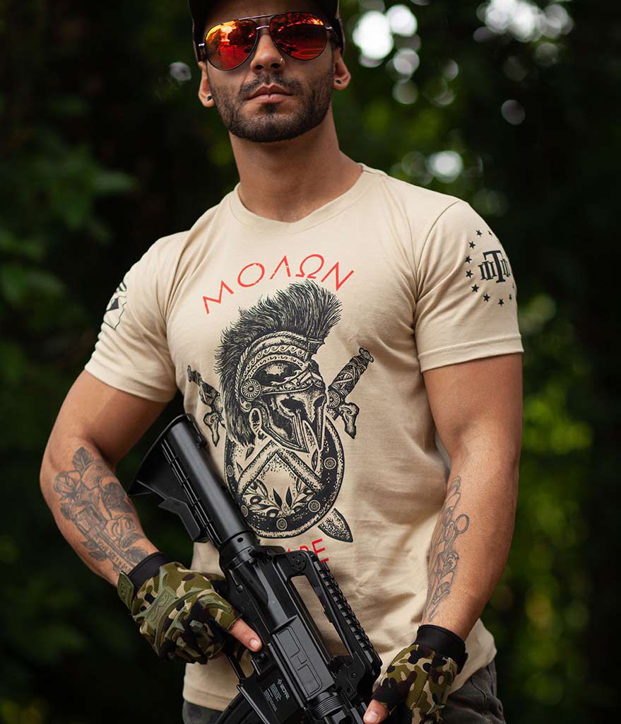 Kit 4 Camisetas Masculinas com Estampa Adsumus Team Six