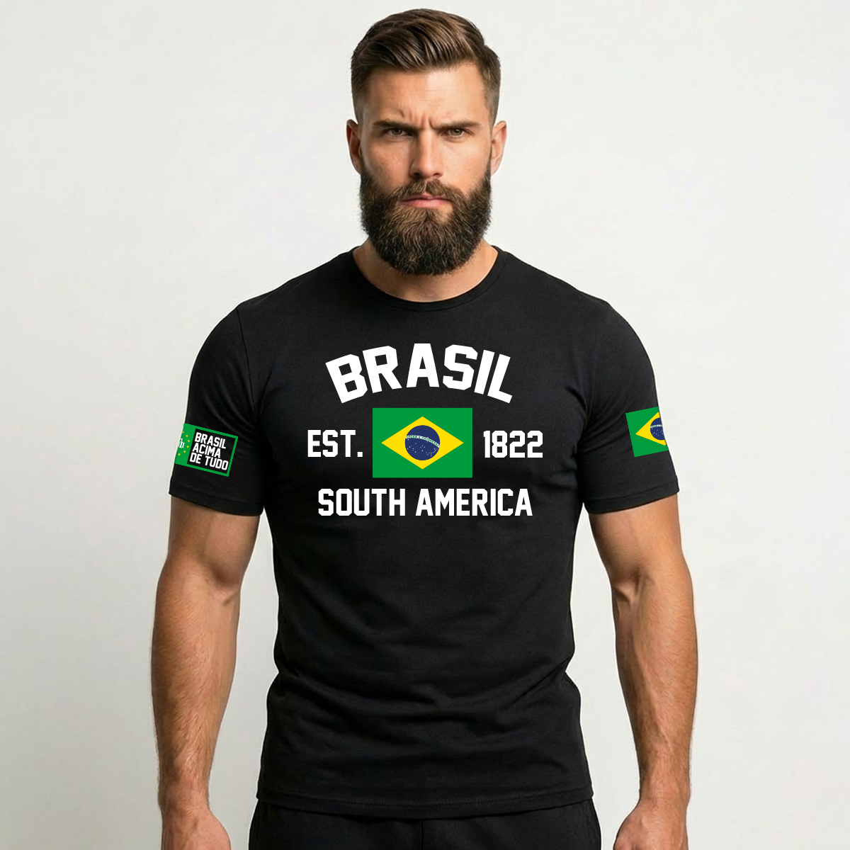 Camiseta Masculina Brasil South America Team Six