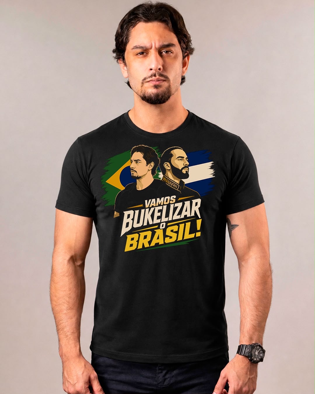 Camiseta Vamos Bukelizar o Brasil - VR