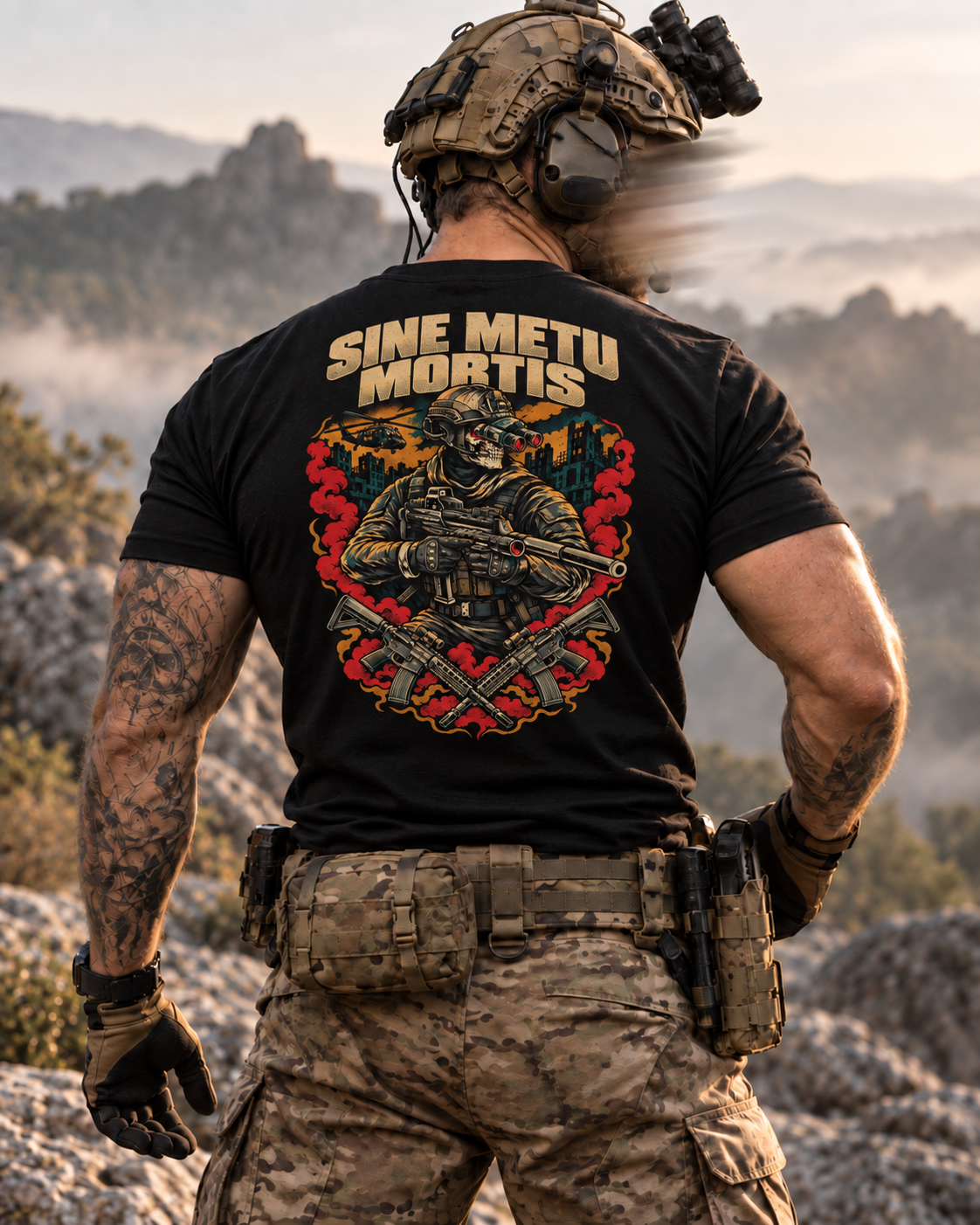 Camiseta Contractor Sine Metu Mortis Team Six