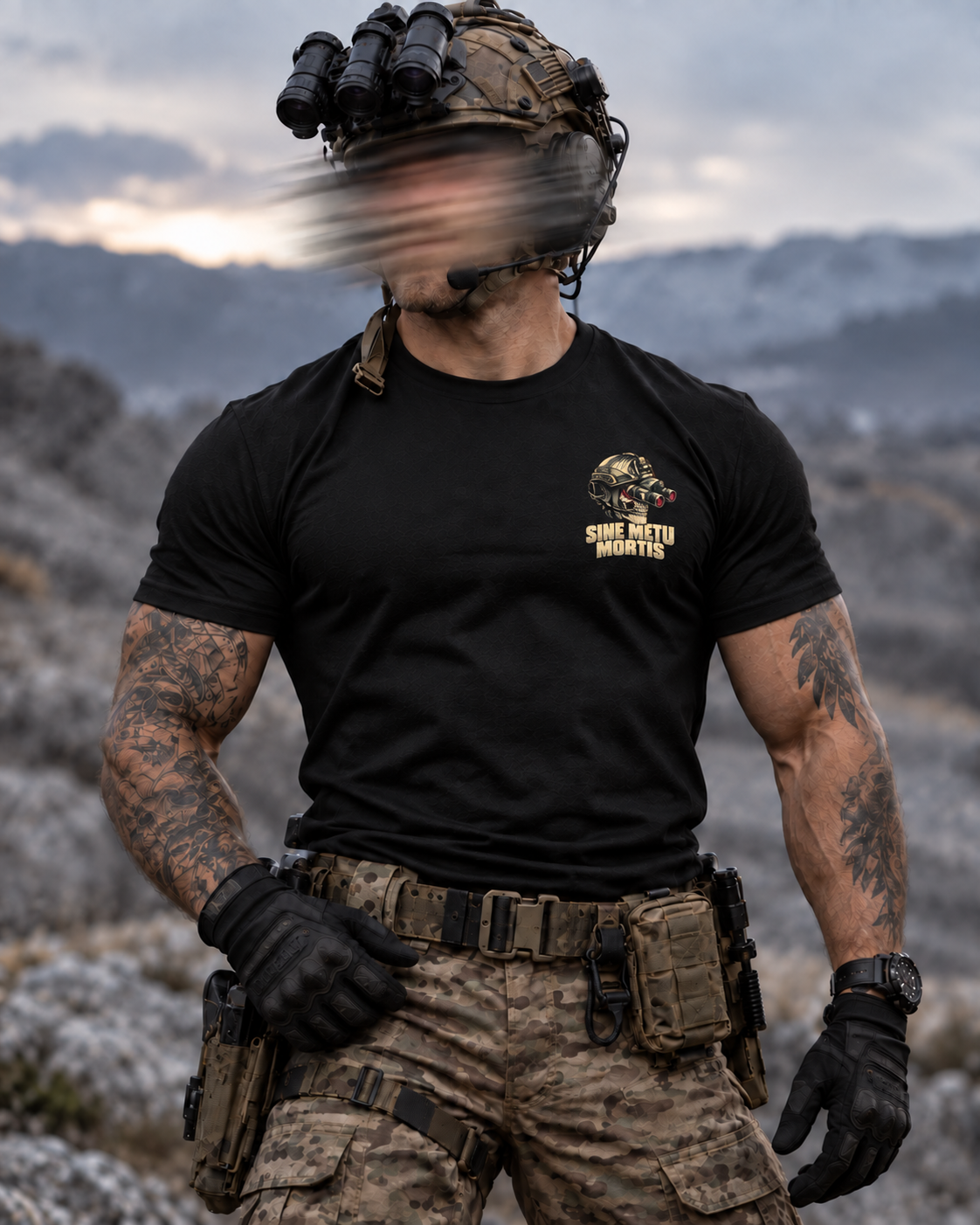 Camiseta Contractor Sine Metu Mortis Team Six