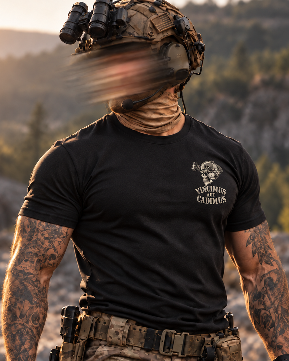 Camiseta Contractor Vincimus Aut Cadimus Team Six