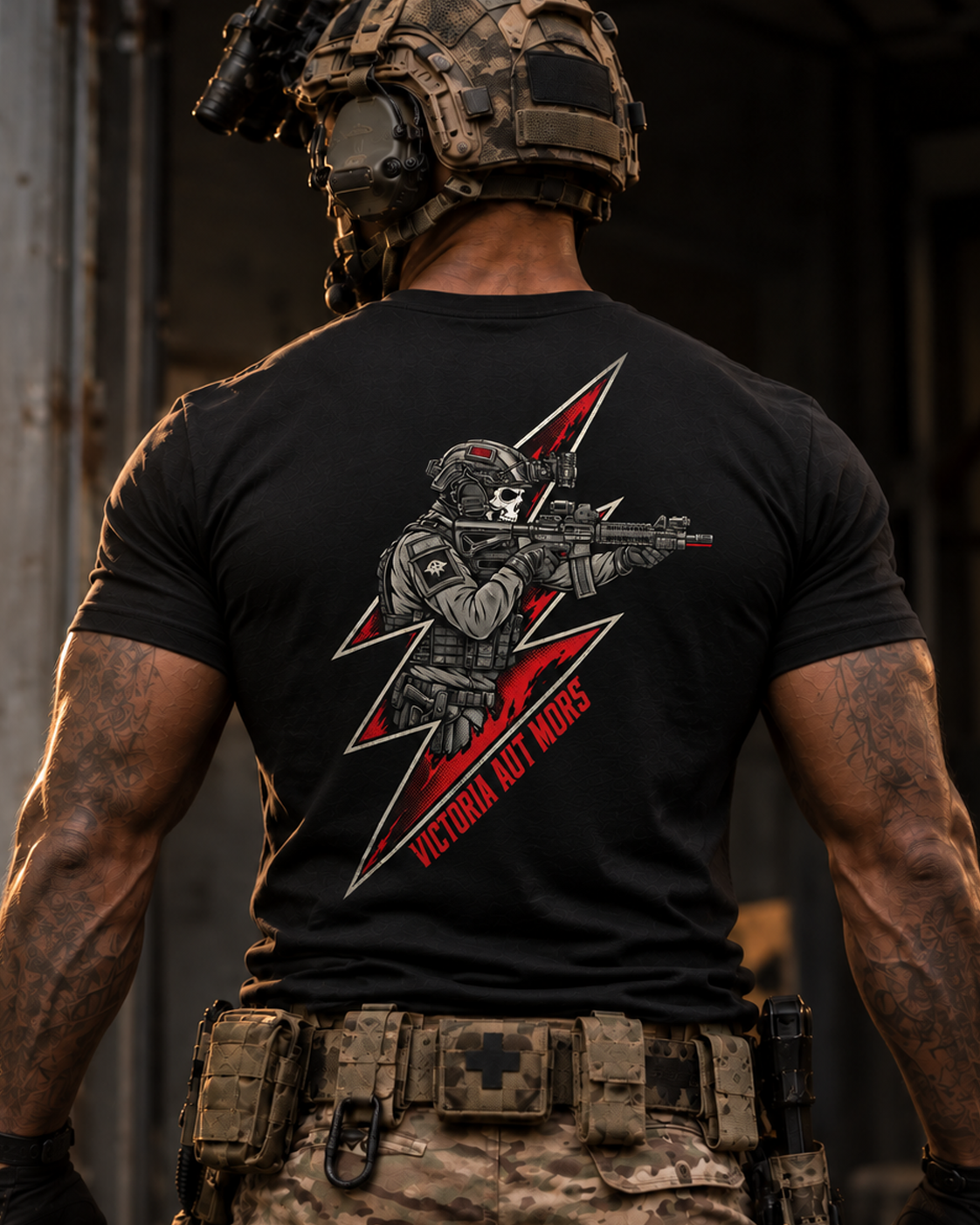 Camiseta Contractor Victoria Aut Mors Team Six