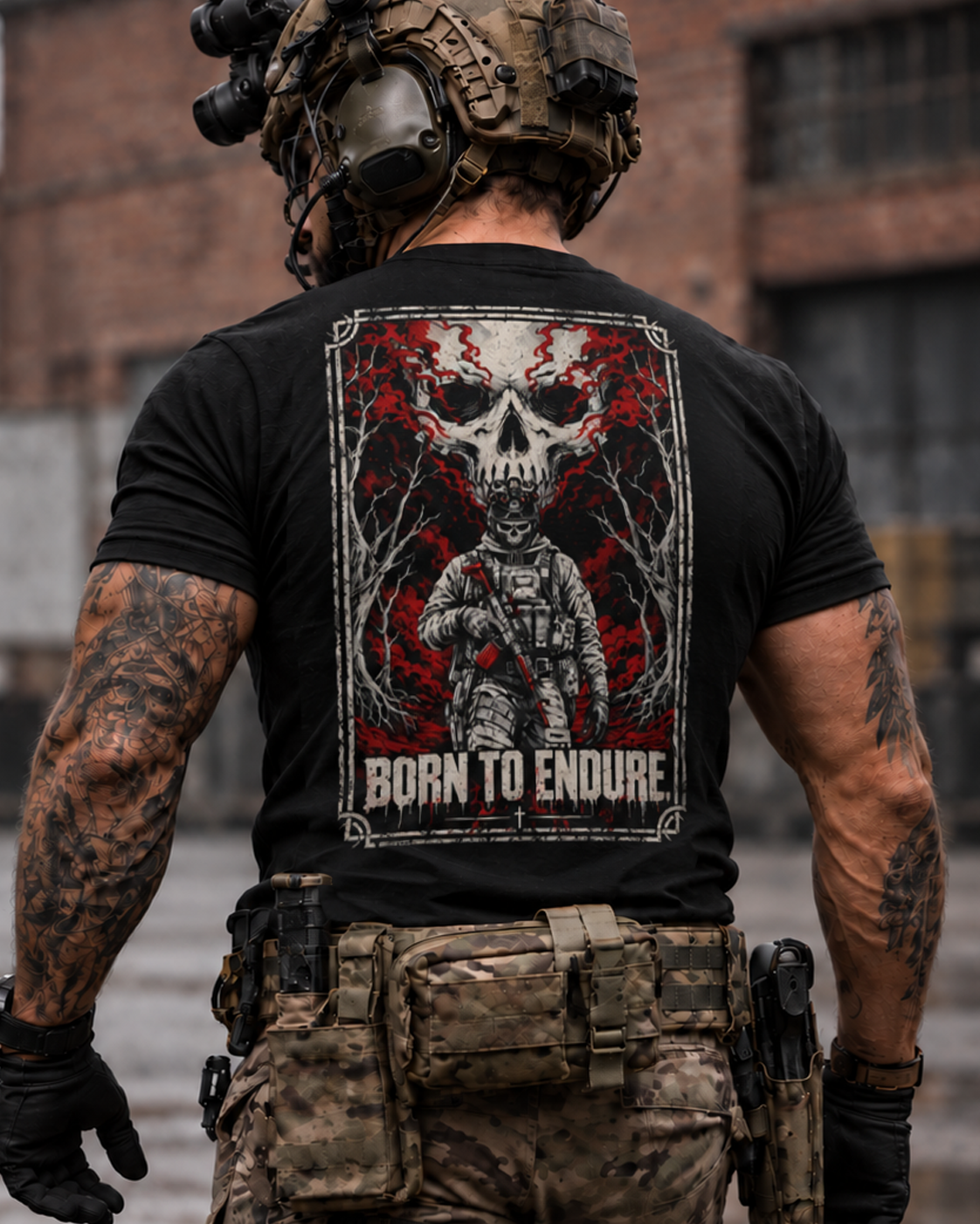 Camiseta Contractor Born to Endure Team Six
