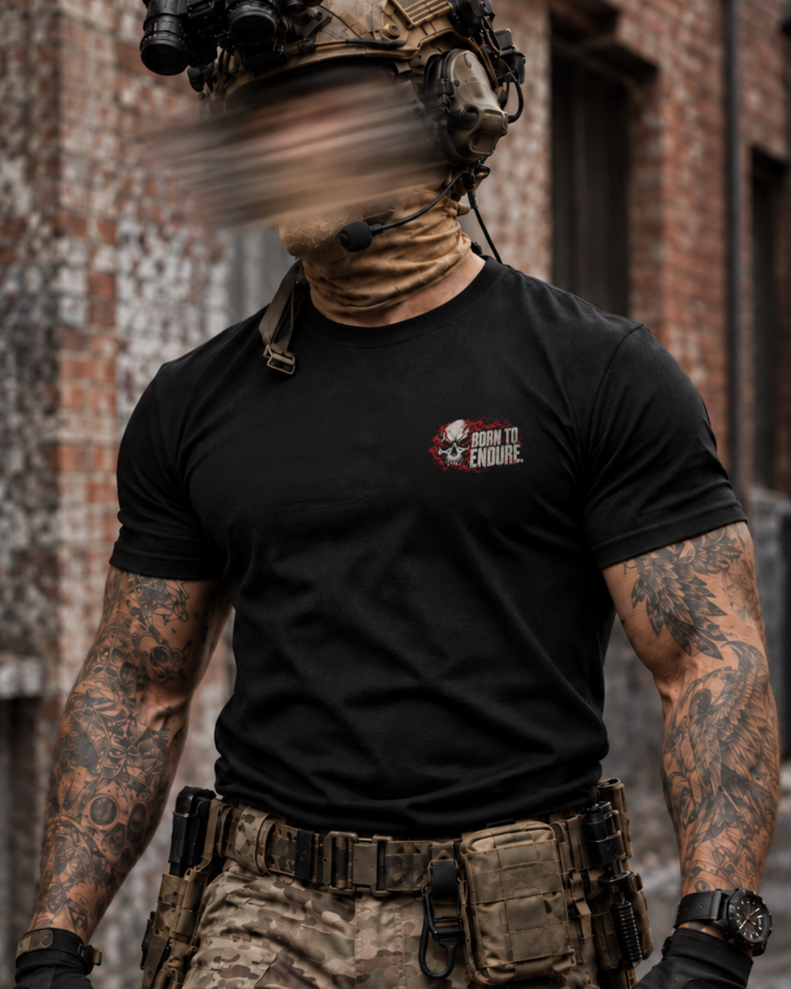 Camiseta Contractor Born to Endure Team Six