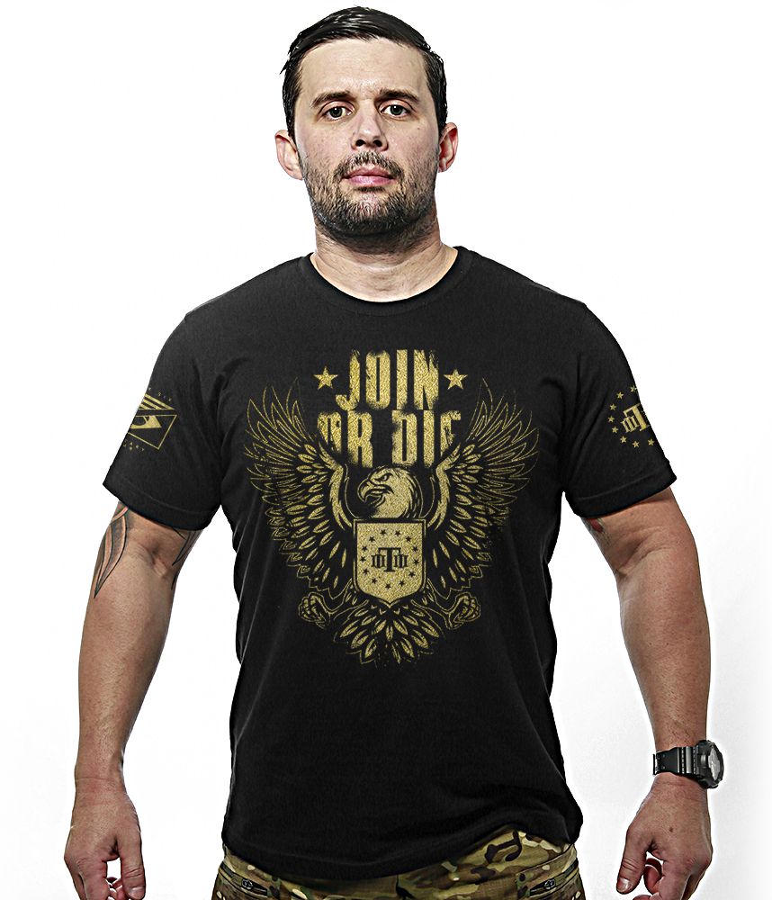 Camiseta Masculina Gold Concept Line Join Or Die Team Six Brasil
