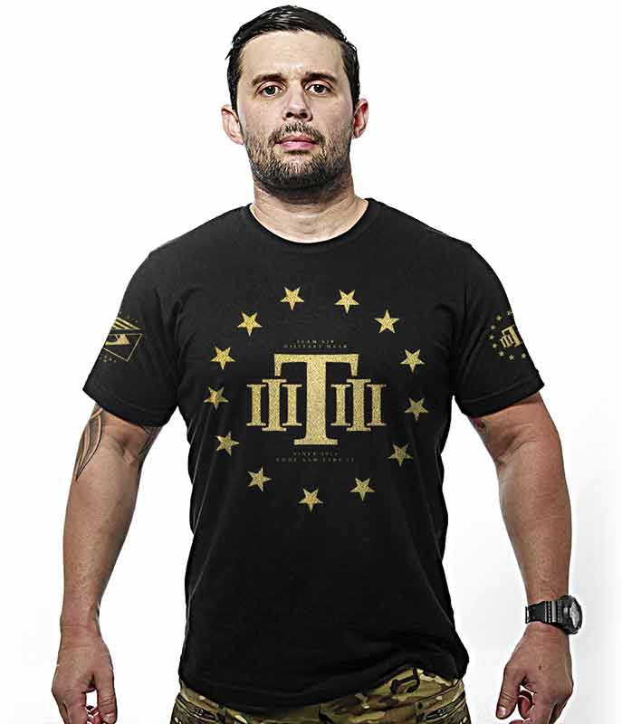 Camiseta Masculina Gold Concept Line Tactical Hurricane Team Six Brasil