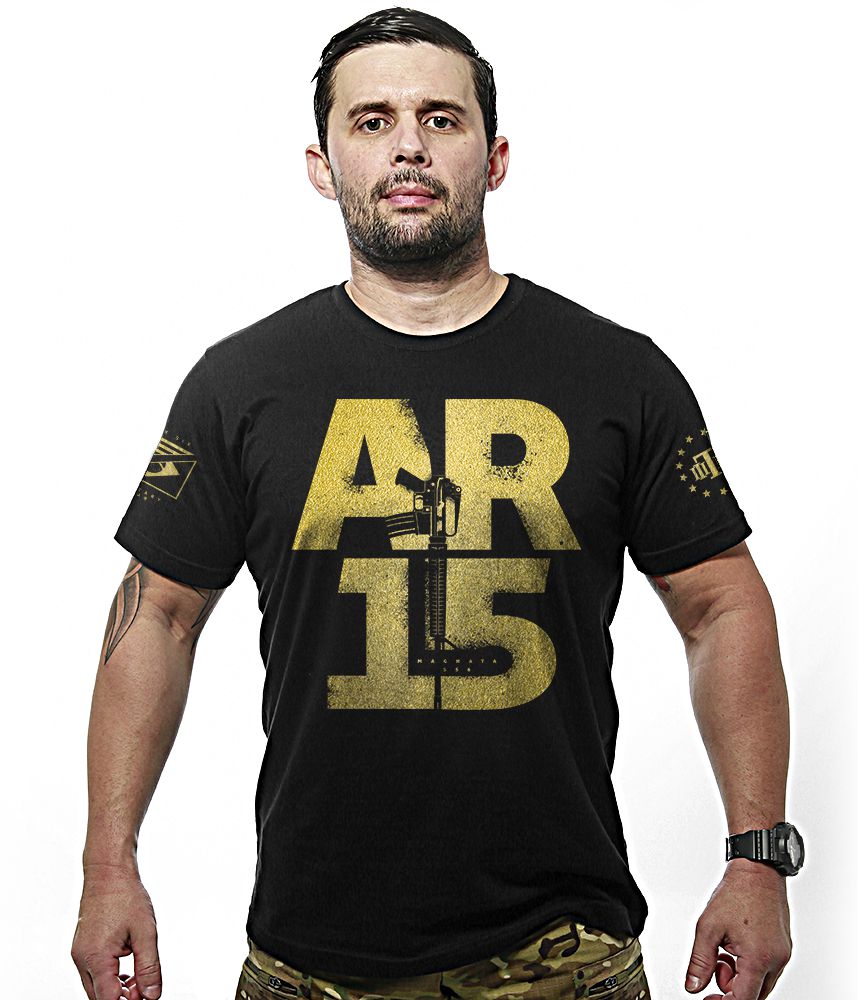Camiseta Masculina Squad T6 Magnata Gold Line AR15 Team Six Brasil