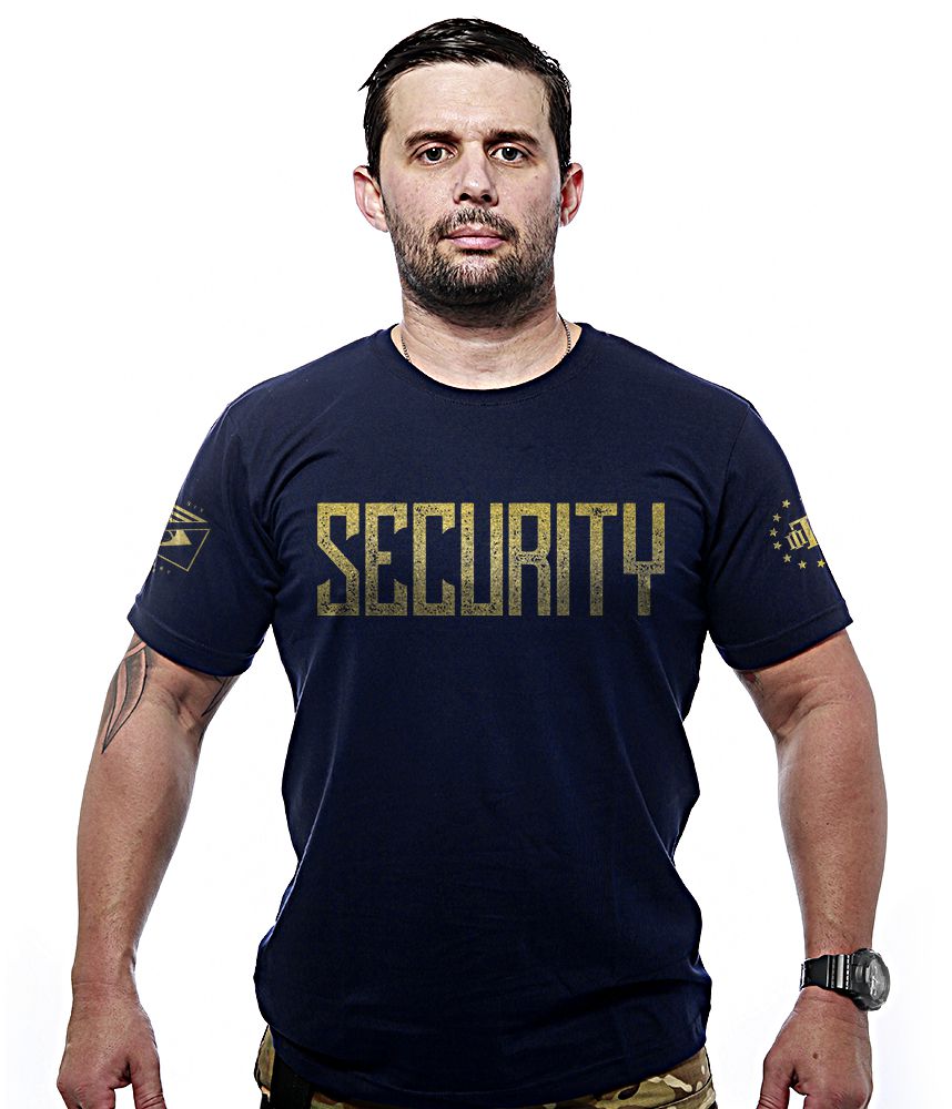Camiseta Masculina Security Gold Line Team Six Brasil