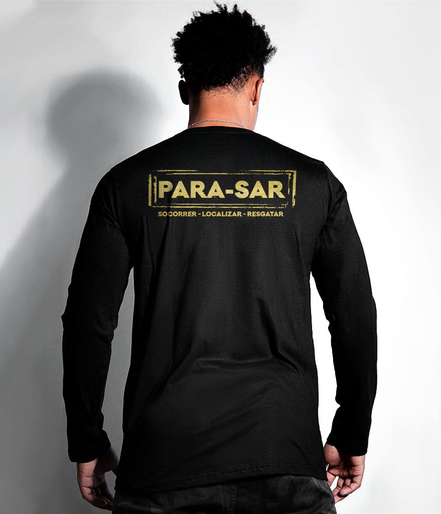 Camiseta Manga Longa PARA-SAR Gold Line Masculina Team Six Brasil