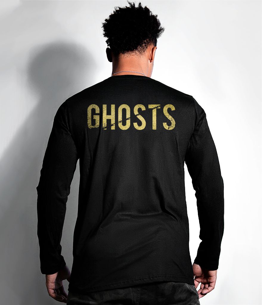 Camiseta Manga Longa GHOSTS Gold Line Masculina Team Six Brasil