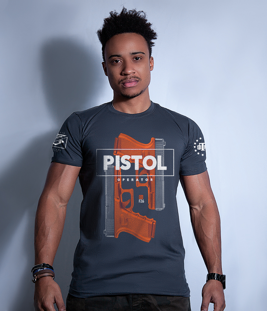 Camiseta Masculina Squad T6 GUFZ6 Glock Pistol Operator Team Six Brasil
