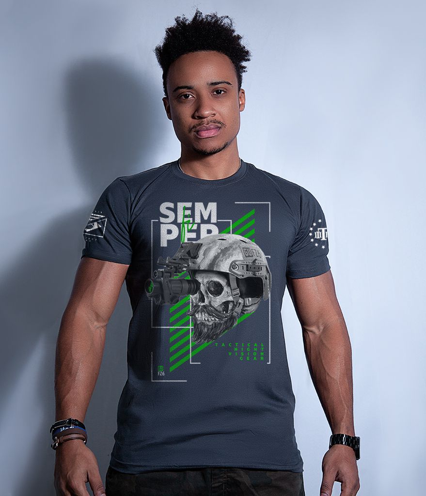 Camiseta Masculina Squad T6 GUFZ6 Semper Fi Night Vision Gear Team Six Brasil