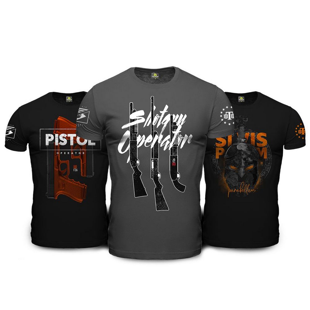 Kit 3 Camisetas Masculinas Militares GUFZ6 Operator Team Six Brasil