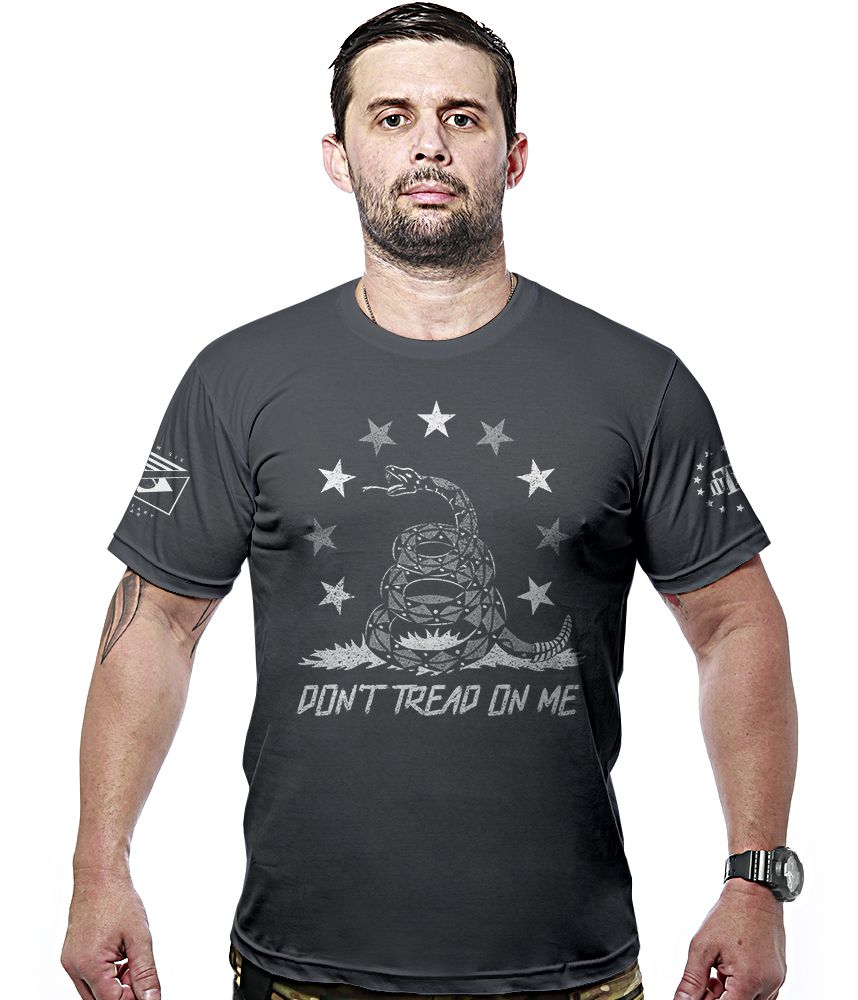 Camiseta Masculina Don't Tread On Me Snake Hurricane Line Team Six Brasil