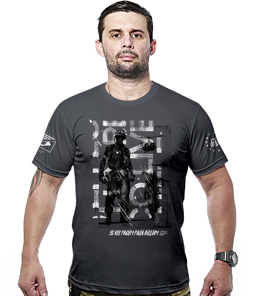Camiseta Masculina Si Vis Pacem Team6 Hurricane Line