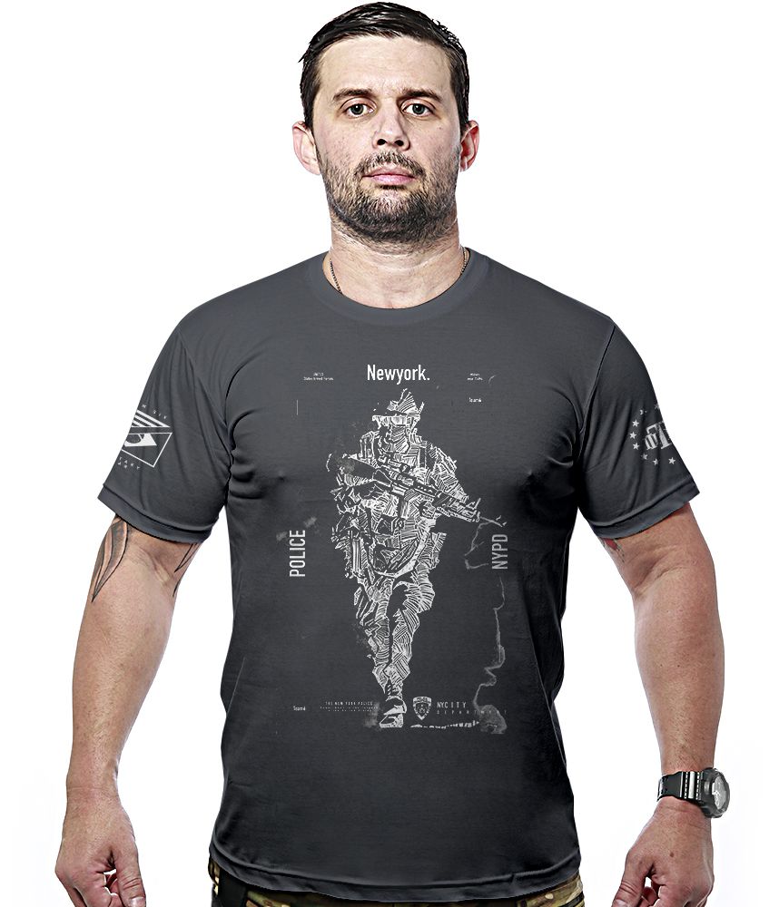 Camiseta Masculina New Police Hurricane Line Team Six Brasil