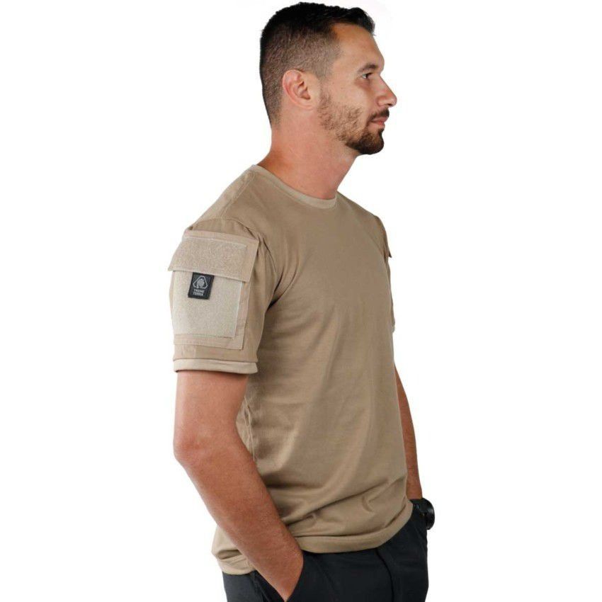 Camiseta T Shirt Tática Ranger Masculina Coyote Bélica Team Six Brasil