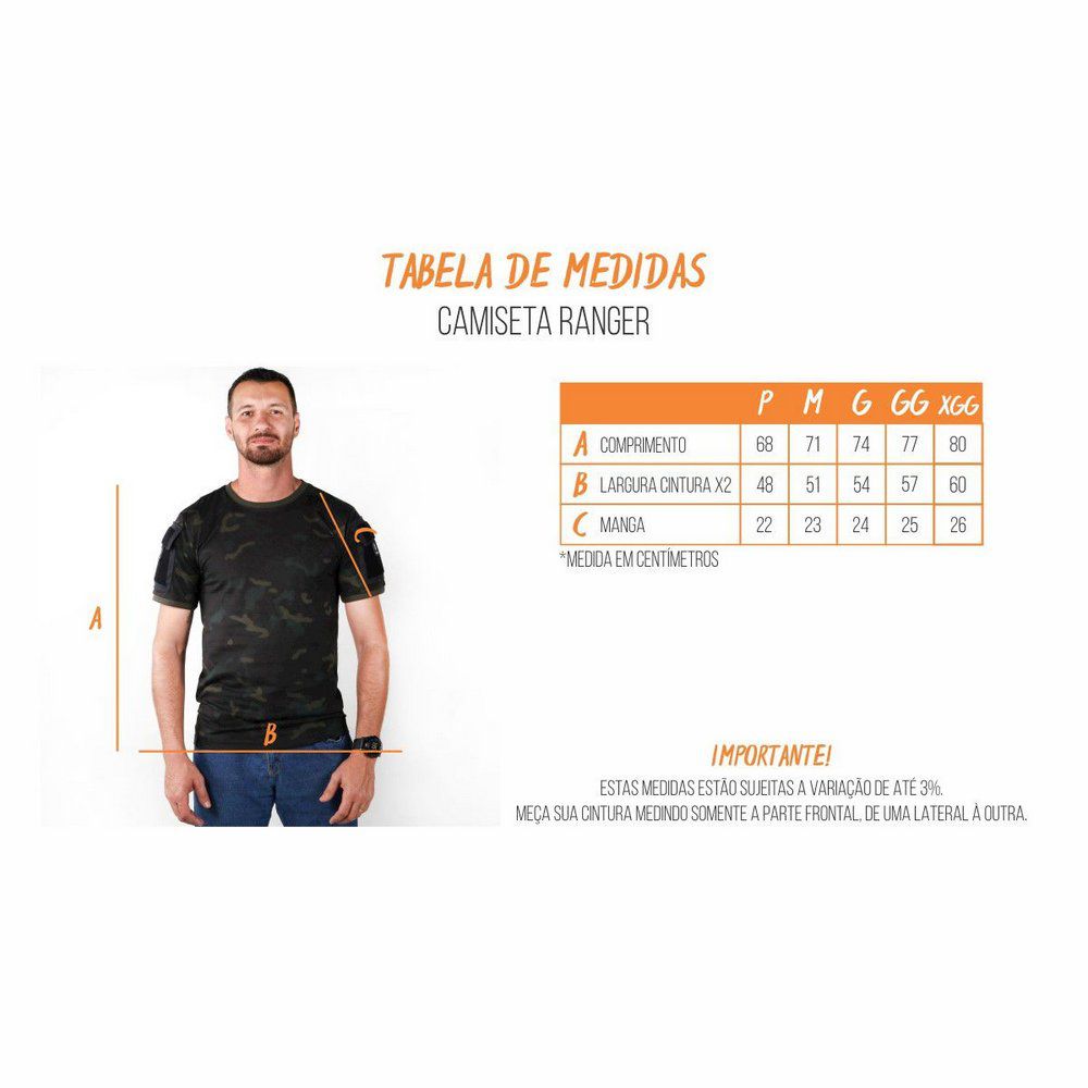 Camiseta T Shirt Tática Ranger Masculina Coyote Bélica Team Six Brasil
