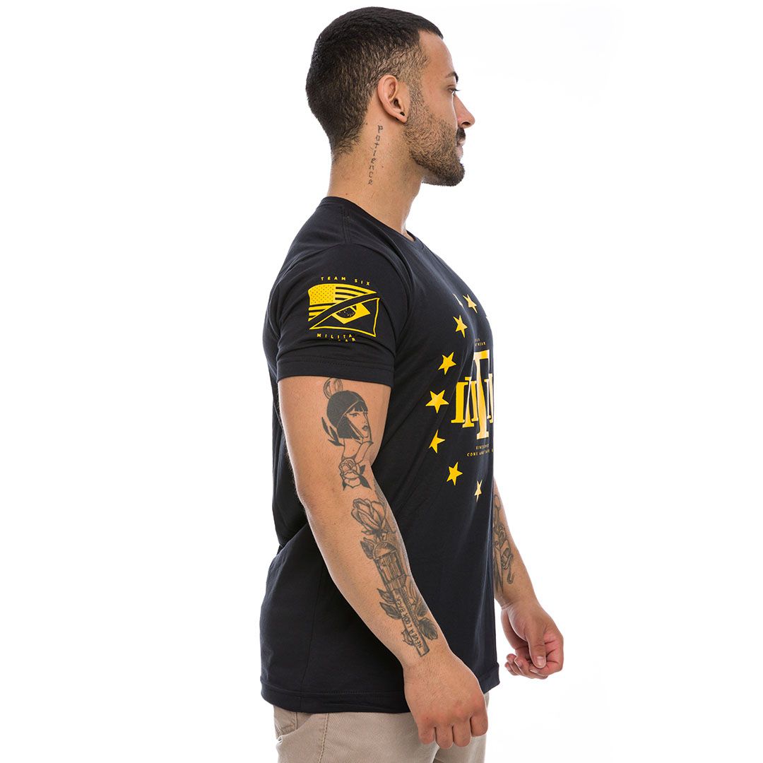 Camiseta Masculina Concept Line Tactical Liberty Team Six Brasil