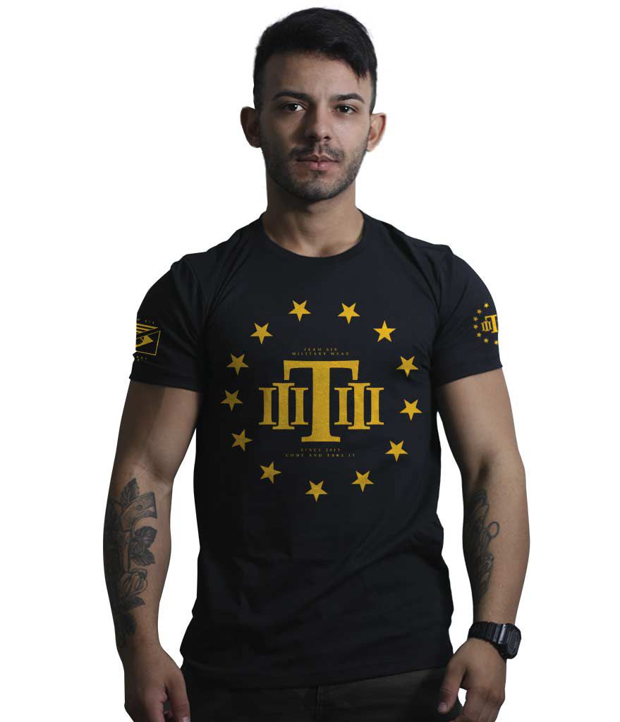 Kit 4 Camisetas Masculinas Liberty Mamba Negra Team Six
