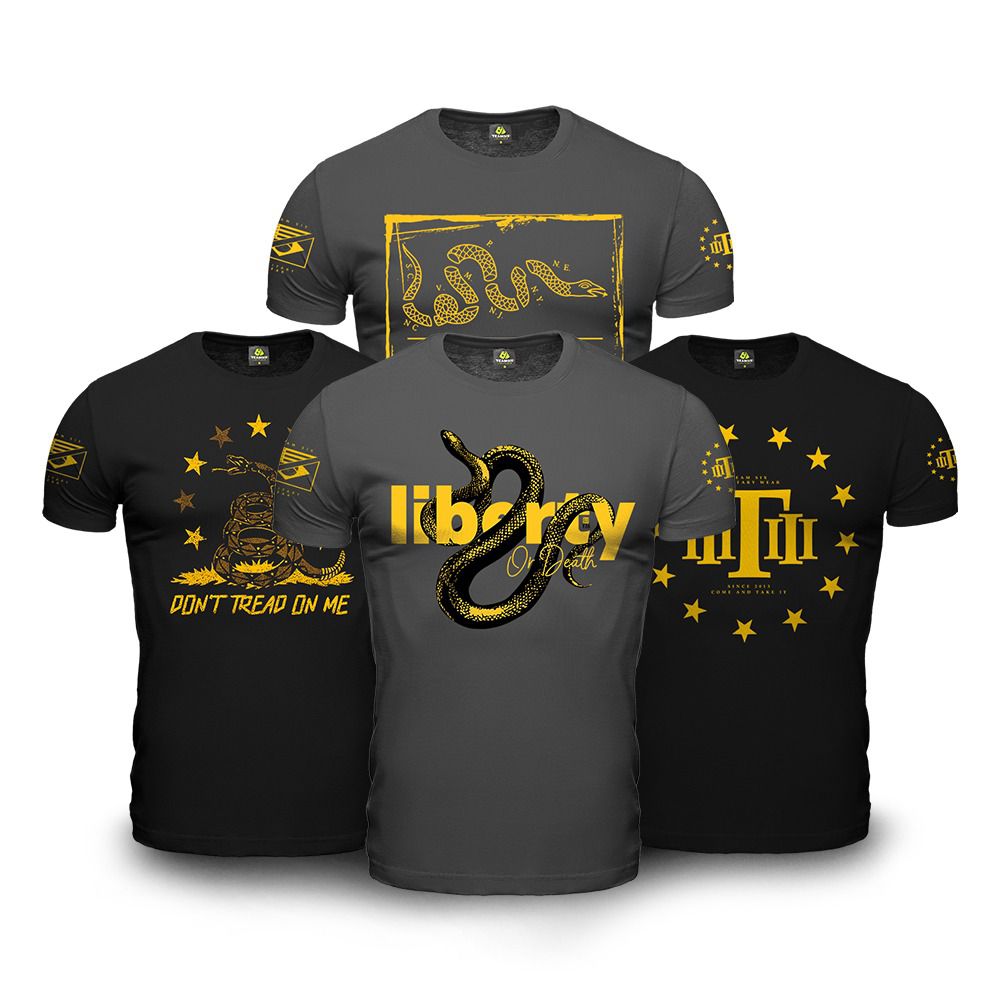 Kit 4 Camisetas Masculinas Liberty Mamba Negra Team Six