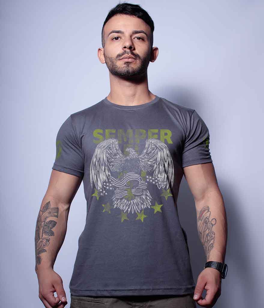 Camiseta Masculina Squad T6 Magnata Semper Fidelis Team Six Brasil