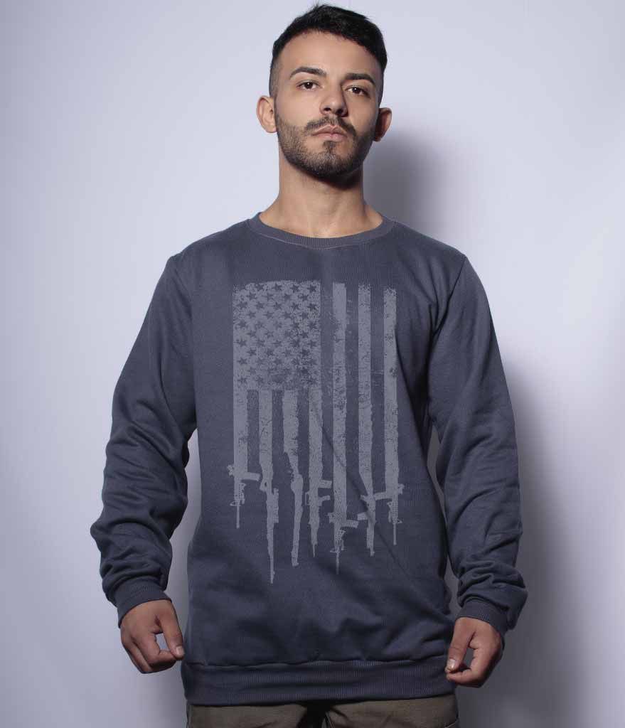 Casaco Básico de Moletom Squad T6 Magnata 556 EUA Flag Arms Team Six Brasil