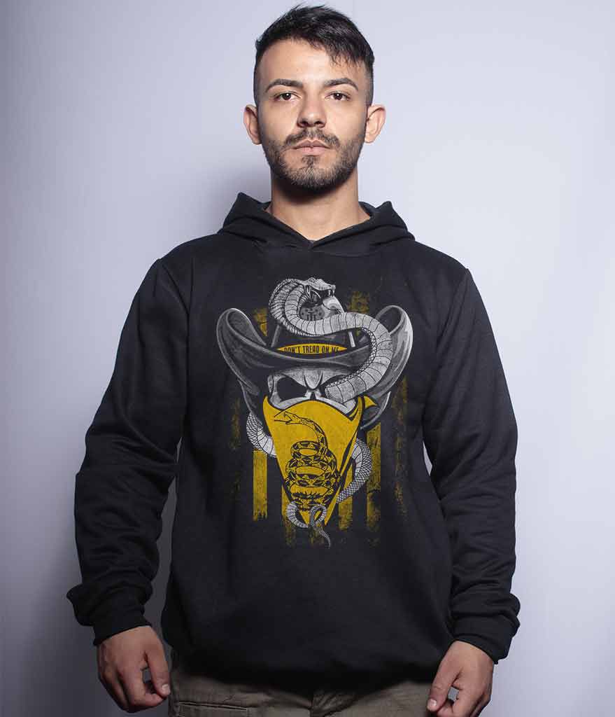 Casaco Militar Com Capuz Squad T6 Magnata 556 Don't Tread On Me Old School Team Six Brasil