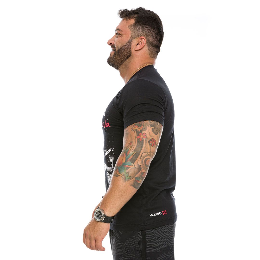 Camiseta Masculina Casual Vidi Vici Relaxa É Só Um Guarda Chuva Plim Plim Team Six Brasil