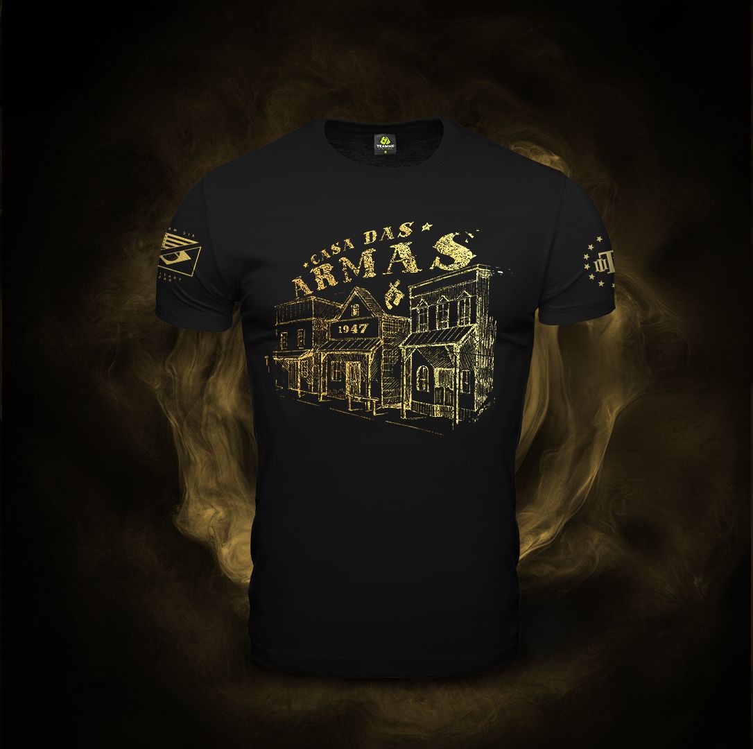 Camiseta Masculina Velho Oeste Casa Das Armas Team Six Brasil
