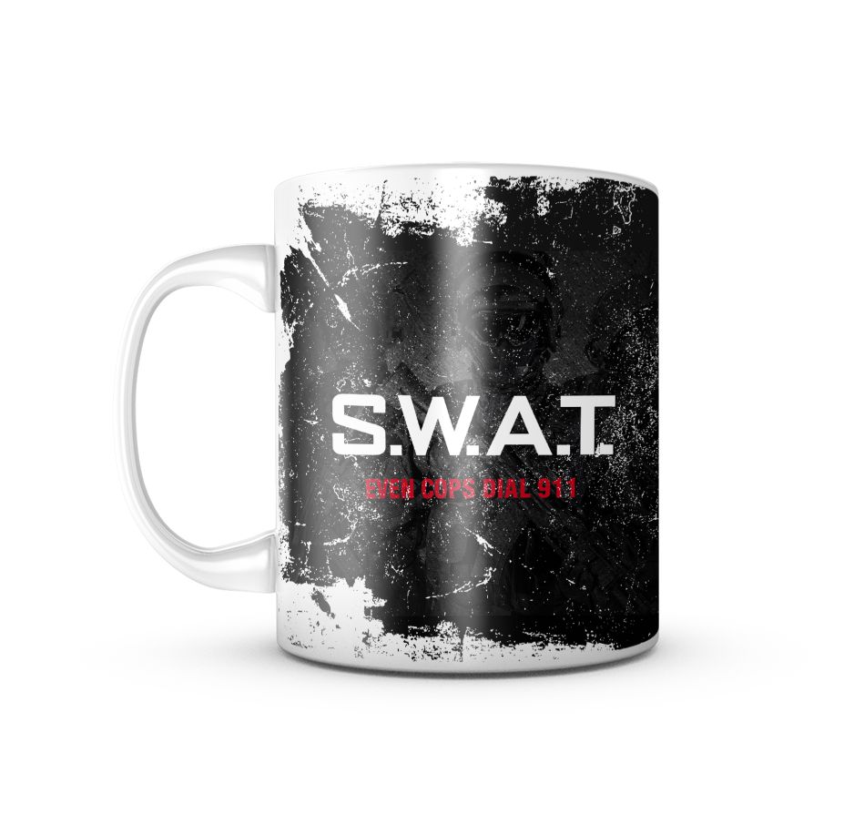 Caneca Swat Even Cops Dial 911