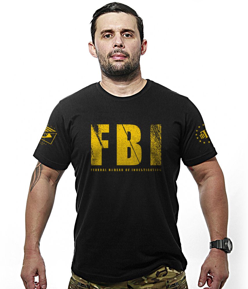 Camiseta Masculina FBI Federal Bureal Of Investigation Team Six Brasil