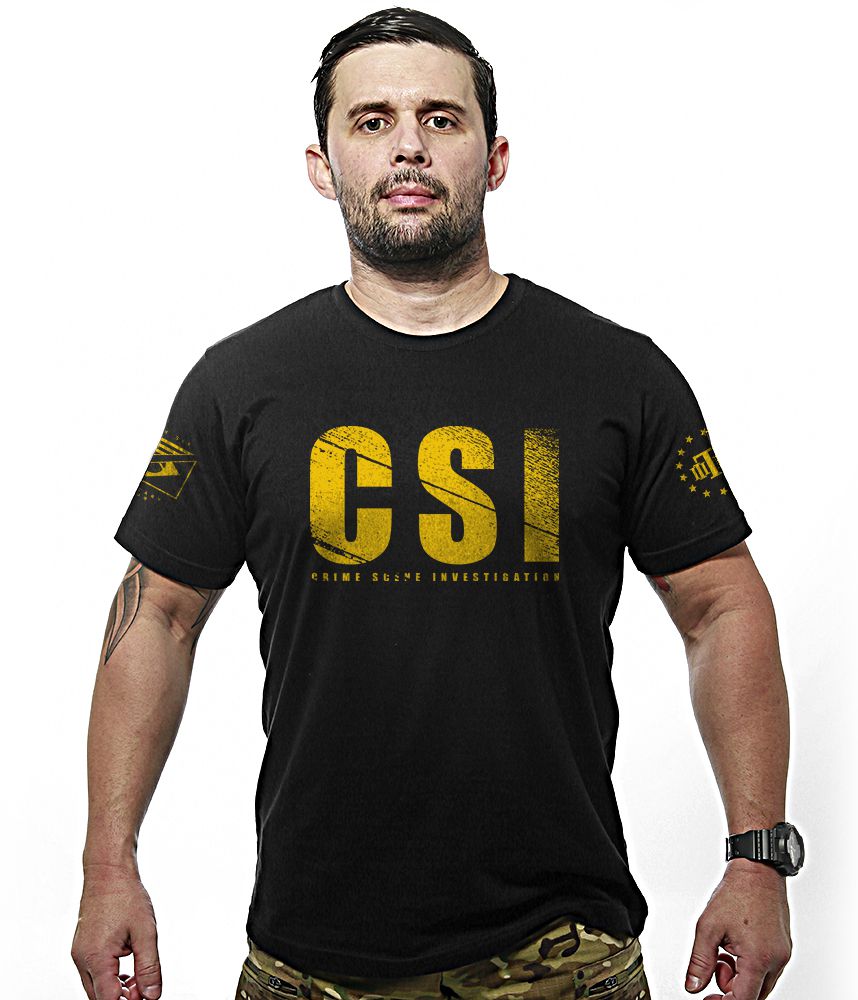 Camiseta Masculina CSI Crime Scene Investigation Team Six Brasil