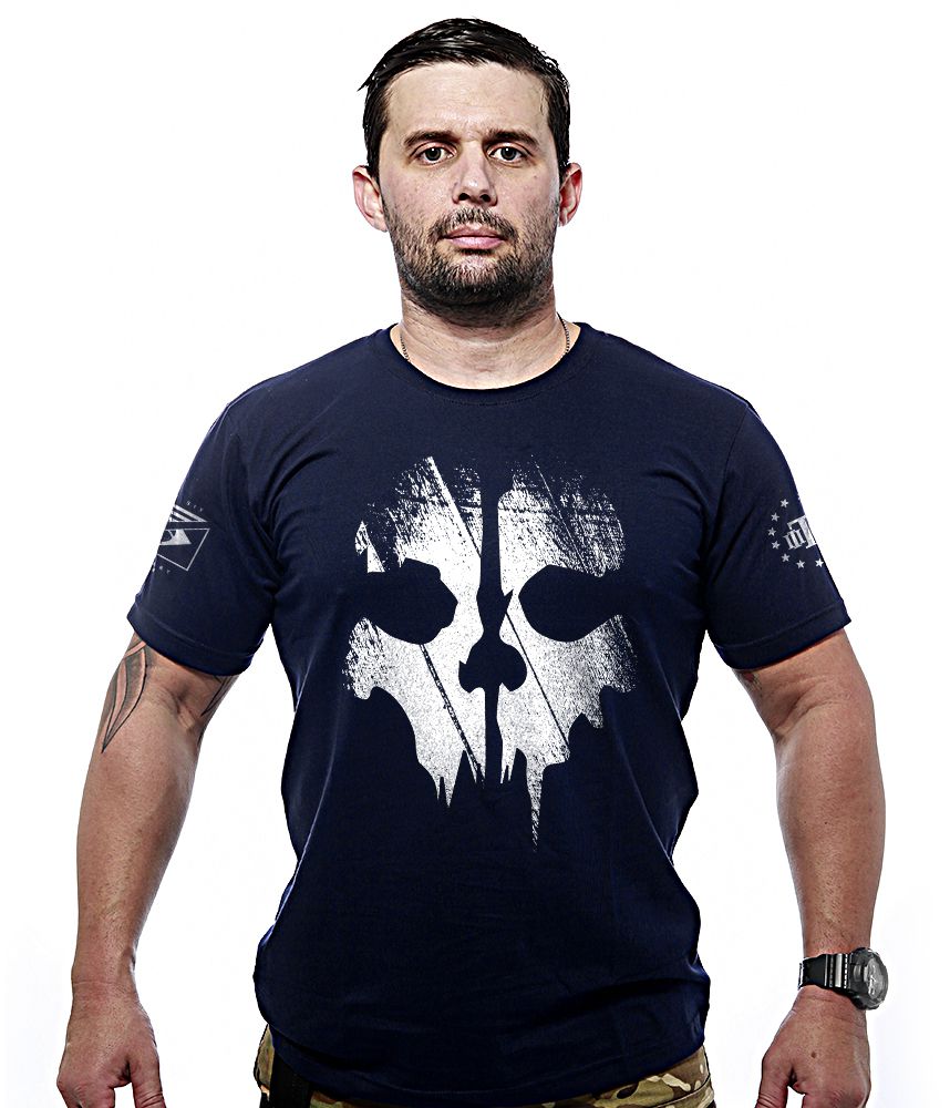 Camiseta Masculina Ghosts Estampa Frente e Costas Team Six Brasil