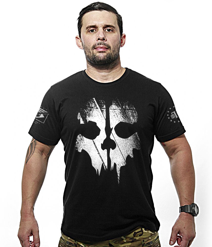 Camiseta Masculina Ghosts Estampa Frente e Costas Team Six Brasil