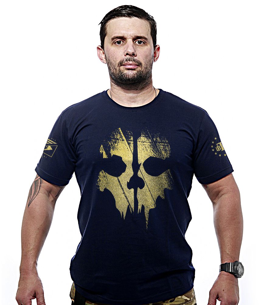 Camiseta Masculina Ghosts Gold Line Team Six Brasil