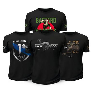 Kit 4 Camisetas Masculinas Tacti Cool Team Six Brasil