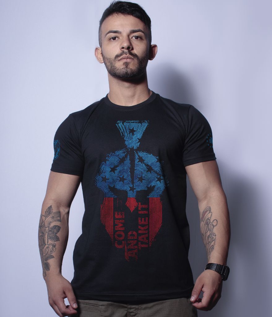 Kit 4 Camisetas Masculinas Come And Take It Magnata 556 Team Six